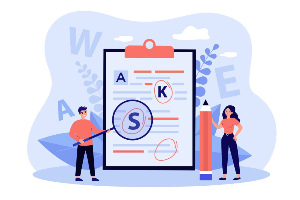 Students Using Editing Skills